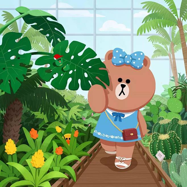 仙人球和仙人掌是形状#linefrien...