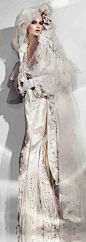 wedding gown by John Galliano