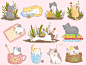猫咪小日常_鯤莕__插画师作品_涂鸦王国gracg.com