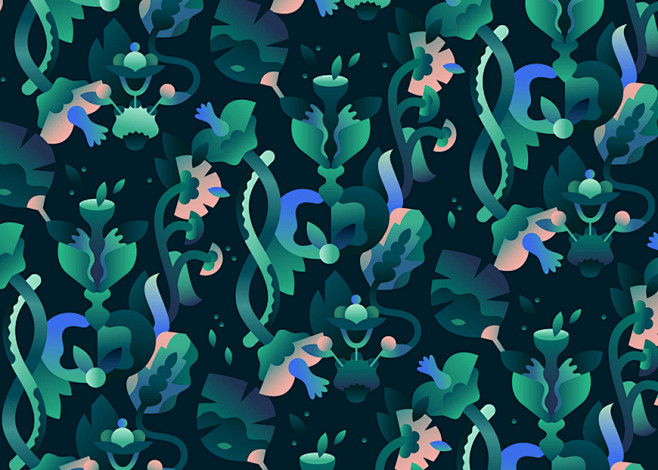 Tropical vector art ...