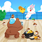 BROWN PIC | GIFs, pics and wallpapers by LINE friends : cony,brown,sally,image,travel