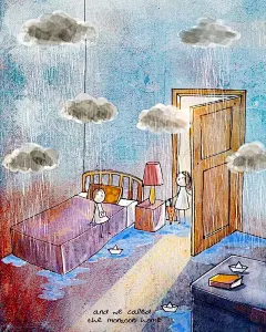  【印度的插画师Vimal Chandran作品】
印度的插画师VimalChandran是一位自学成才的艺术家,一本小本子,几支画笔便能闯天下,他所到之地所见之事,最终都画进了他的小本本,灵感来源于生活，画面简单却异常温馨。一切都是那么美好。
 