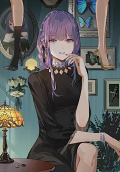 日系插画|日韩风|二次元 画师：ゆっ 
左下角关注原画人，推荐更多精选素材，绘画更有灵感