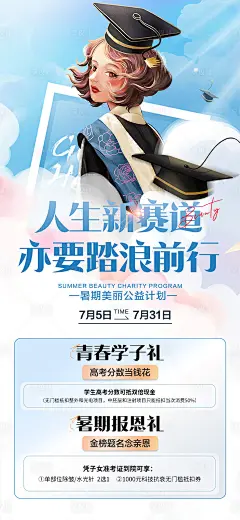 医美高考海报-素材库-sucai1.cn