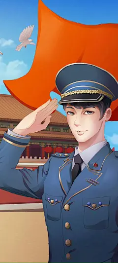 军人  帅气 致敬 军旅 手机壁纸（来源：见水印）