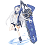 #チェーンソー ちぇーんそー - 室埴 ポコ的插画 - pixiv : 夏コミ表紙です