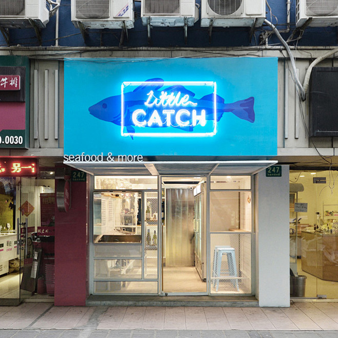 上海Little Catch海鲜餐厅空间...