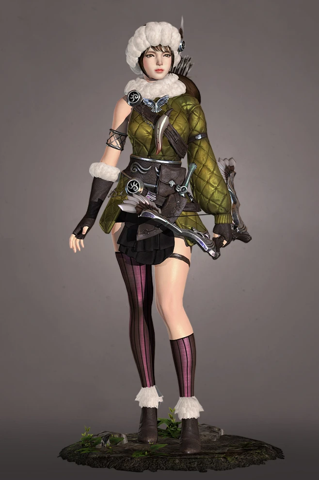 female hunter, ssuny hwang : female hunter modeling-花瓣网