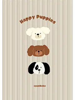 happy puppies
