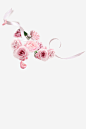 粉色玫瑰花装饰高清素材 玫瑰花 粉色 花 花束 免抠png 设计图片 免费下载