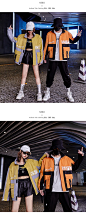 情侣工装外套女2019新款潮ins宽松秋季百搭bf风男士机能夹克上衣-tmall.com天猫