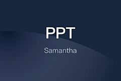 Samantha小妮采集到PPT