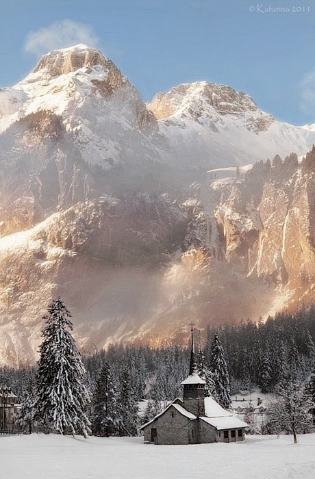 阿尔卑斯山，瑞士Kandersteg