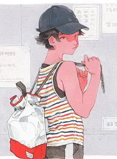 日本插画家 中岛花野 的插画色调多数以怀旧为主……__财经头条