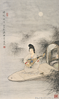 蔡岚 人物画