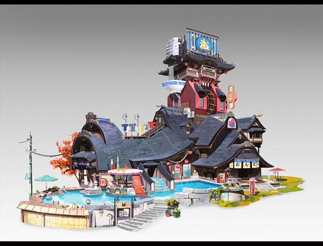 学生作品, 三叠色 Size