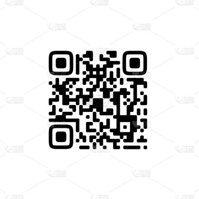 样本qr代码图标-向量