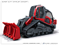 Tree Master 5000 : This machine was created for the cover of the 2017 IVT magazine Annual Off Highway Edition. Its actually a modified version of a crawler loader concept I did about 6 years ago.Basically this machine is designed for felling trees and rip