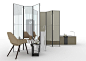 Shade, a customisable modular folding screen by Makro