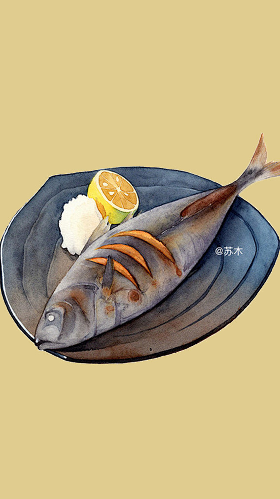 美食插画之日本美食