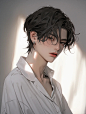白衬衫男头像_2_语墨AI画师_来自小红书网页版
