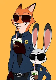#Zootopia# #疯狂动物城# #Nick# #Judy# #迪士尼# #动画# #电影# #3D# #欧美# #同人# #手绘# #人设# #海报#