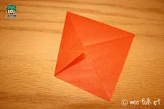 简单的窗花多彩八角窗花的制作过程