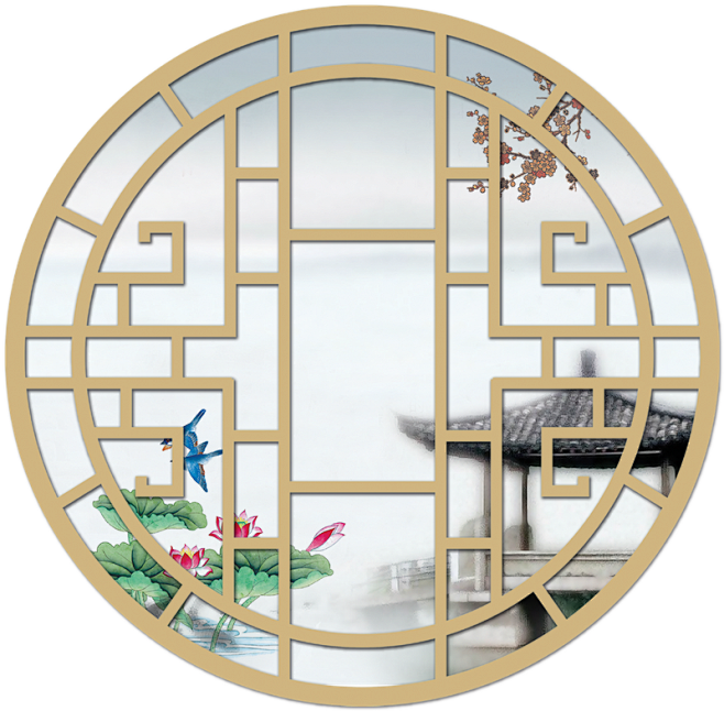 hrswl7从佳淘设计转采于2019-12-11 14:20:02古风荷塘窗框花纹边框