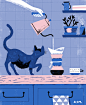 Animals at Home on Behance