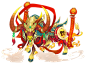 万神之王 御纸的分享 中国风角色 立绘 国风二次元 二次元 神兽 怪物角色原画 二次元立绘