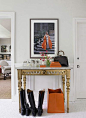 Best Entryways | Camille Styles (small wall between closet and entry to living room)