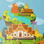 Thailand Illustration : This illustration is about Thailand's culture and many of famous things enjoy!.