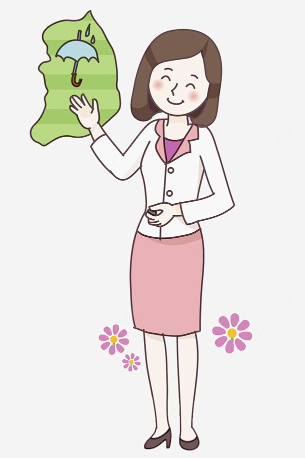 天气预报播报员png免抠素材_新图网 h...