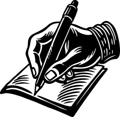 Ai产生的, 手, 写, 钢笔, 写作, 画, 线条艺术, 画画, 素描