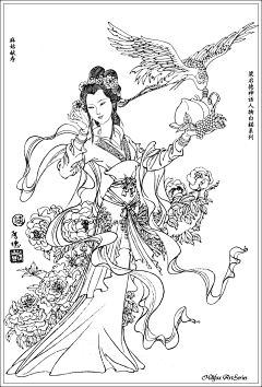 狸（＊￣︶￣＊）沫采集到线稿