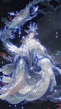 古风丨鲛人泪滴珊瑚枝，通身擎出青琉璃 - 小红书
