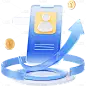 金融保险科技3D立体C4D组合元素素材