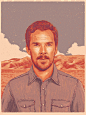 actor editorial etching hbo illustrated portrait marvel movieposter Netflix portrait sports