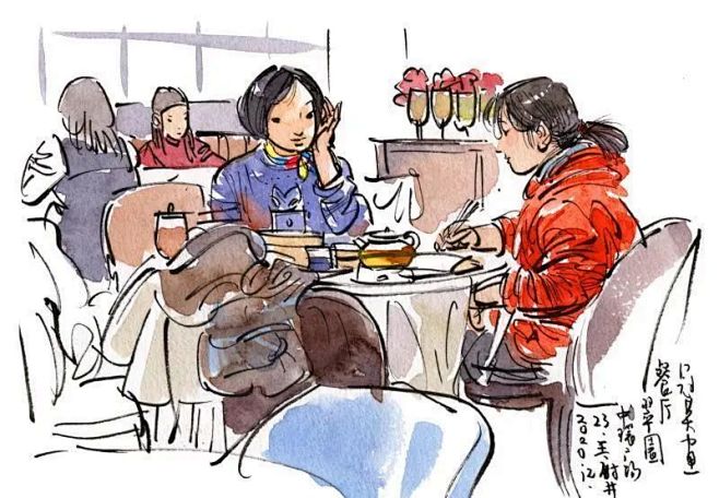 吴冠英老师的手绘作品欣赏_腾讯新闻
