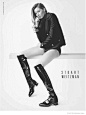 GISELE BUNDCHEN 登上 STUART WEITZMAN 秋季广告，”NO PANTS LO