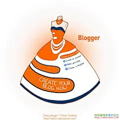 设计师为各大知名网站logo设计晚礼裙手稿图|时装画/插画/动漫 - 服装设计论坛 - 服装设计 时尚之颠 xxtef.com