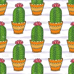 仙人掌,色彩鲜艳,动画片,四方连续纹样,鸡尾酒,华丽的,自然,纺织品,环境,花