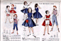 #绘画参考# 60年代欧洲萝莉少女们的复古小裙子⁽⁽ଘ( ˊᵕˋ )ଓ⁾⁾
