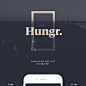 Hungr. iOS App : With Hungr. you can search and find the best places to eat in the fanciest way possible. Invite your friends for dinner, navigate to restaurant, checkin, review. All is possible. This app is just a concept!