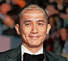 男神也脱发！港媒曝梁朝伟发际线退后