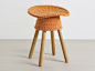 Coiled Stool : In 2014 Harry Allen Design revisits the tractor stool with its new Coiled Stool for Umbra Shift. 