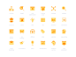 Search Engine Optimization Icons In Flat app web interaction icon pack icon set iconography icons icon