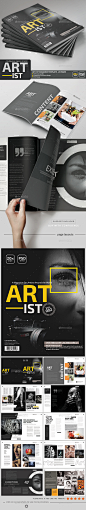 Art-ist Magazine Template V.2 - Magazines Print Templates