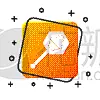 棍,分离着色,白色,蜂蜜汲取器,杯垫,清新,食品,长柄勺,糖浆,流动