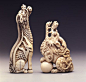 Museum number HG.236 Description Full: Front Netsuke. Kirin. Made of ivory. © The Trustees of the British Museum